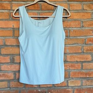 Uniqlo Light Blue Tank Top built in bra
